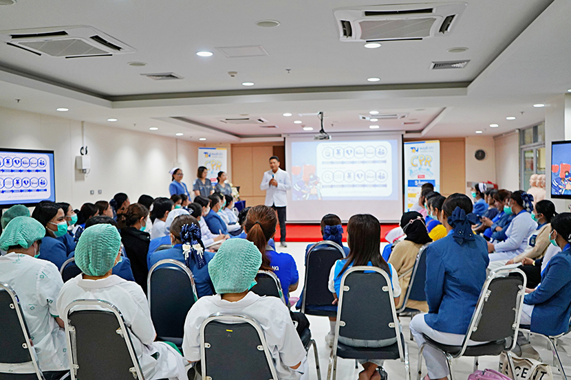 โรงพยาบาลธนบุรี ตรัง จัดอบรมการช่วยฟื้นคืนชีพขั้นพื้นฐาน (Basic Life Support: BLS) ยกระดับมาตรฐานความปลอดภัยผู้ป่วย