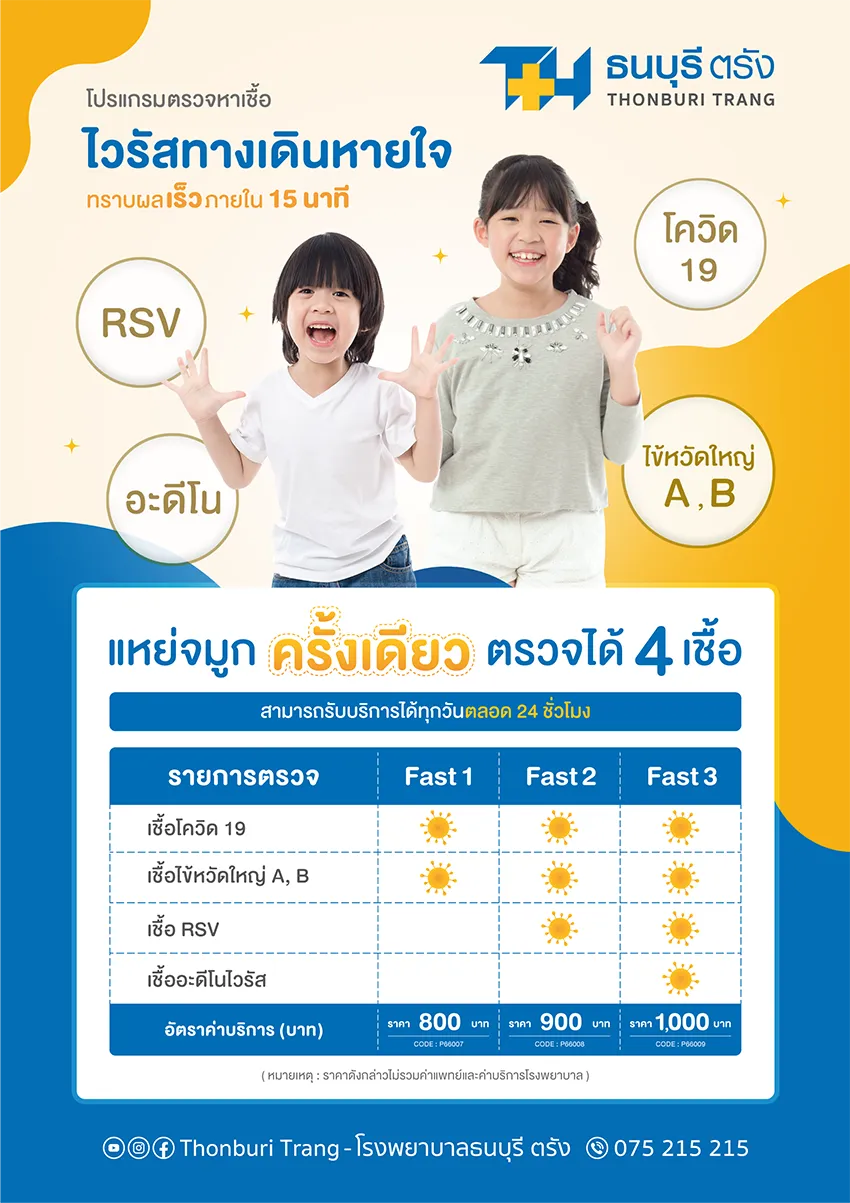 โปรแกรมตรวจหาเชื้อไวรัสทางเดินหายใจ